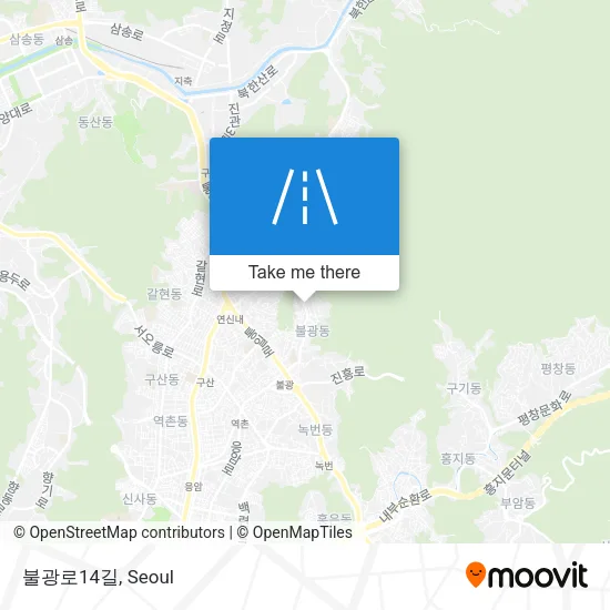 불광로14길 map