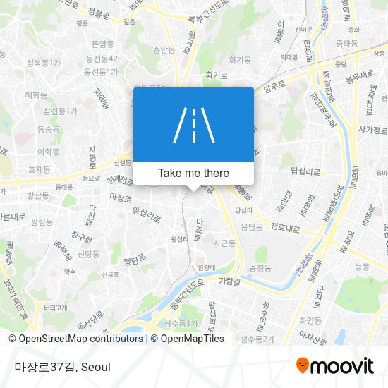 마장로37길 map