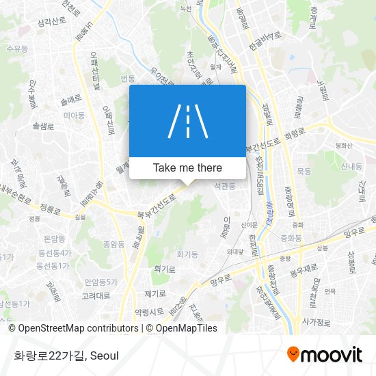 화랑로22가길 map