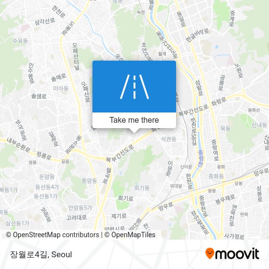 장월로4길 map