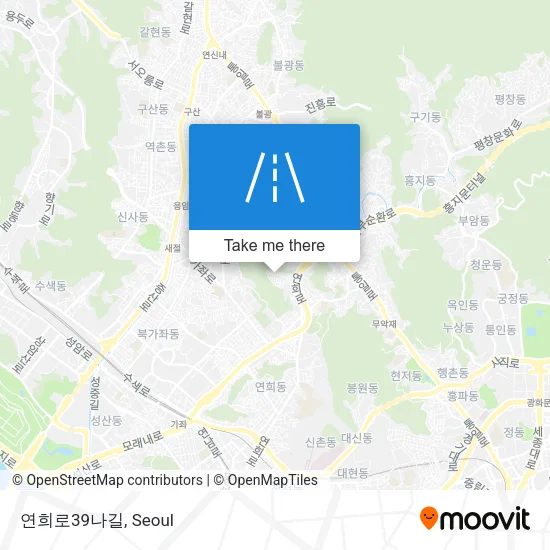 연희로39나길 map