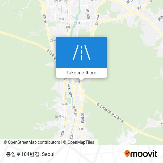 동일로104번길 map