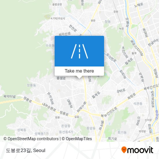 도봉로23길 map