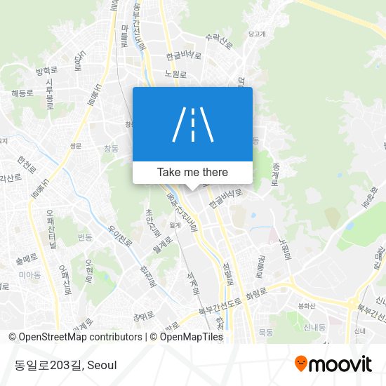동일로203길 map