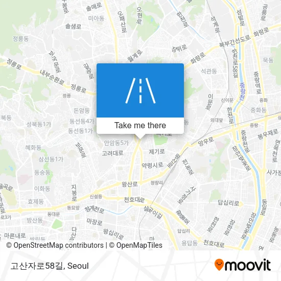 고산자로58길 map