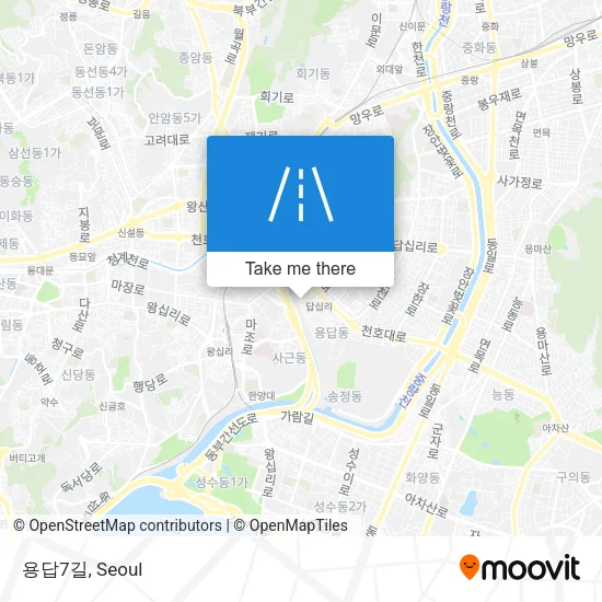 용답7길 map