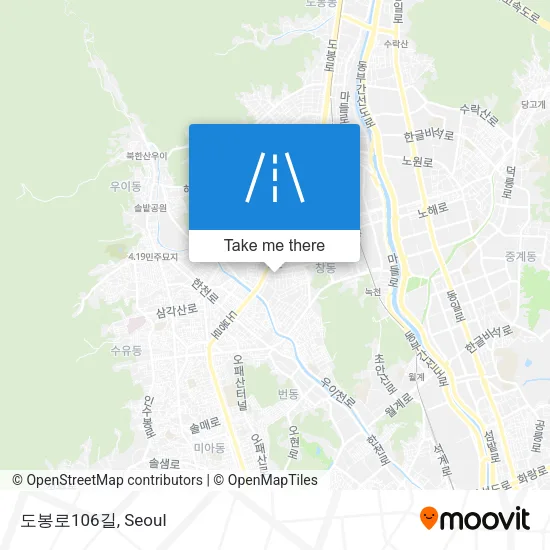도봉로106길 map