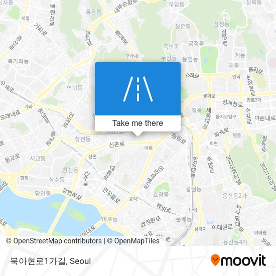북아현로1가길 map