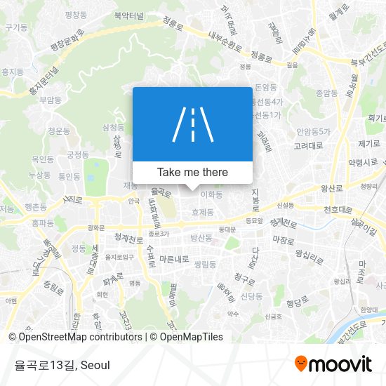 율곡로13길 map