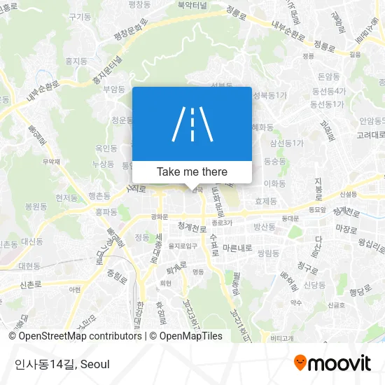 인사동14길 map