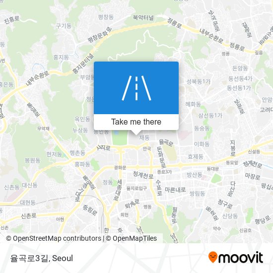 율곡로3길 map