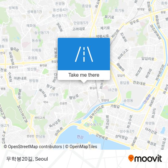 무학봉20길 map