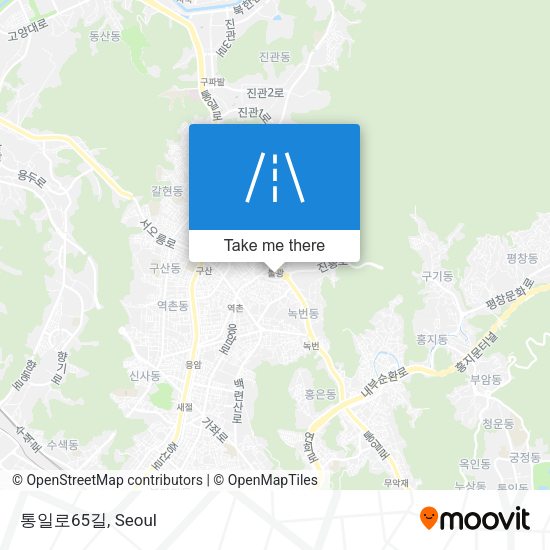 통일로65길 map