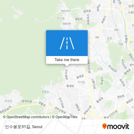 인수봉로31길 map