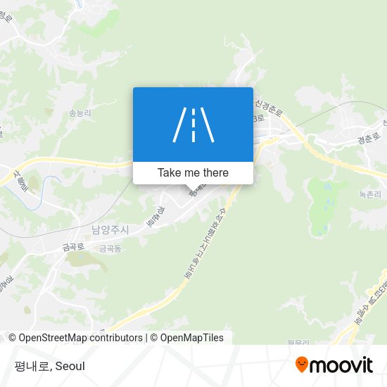 평내로 map
