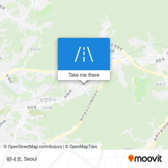평내로 map