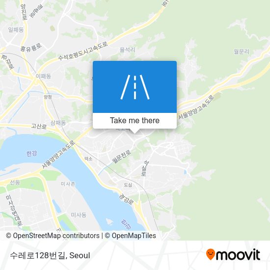 수레로128번길 map