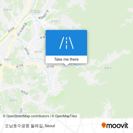 오남호수공원 둘레길 map