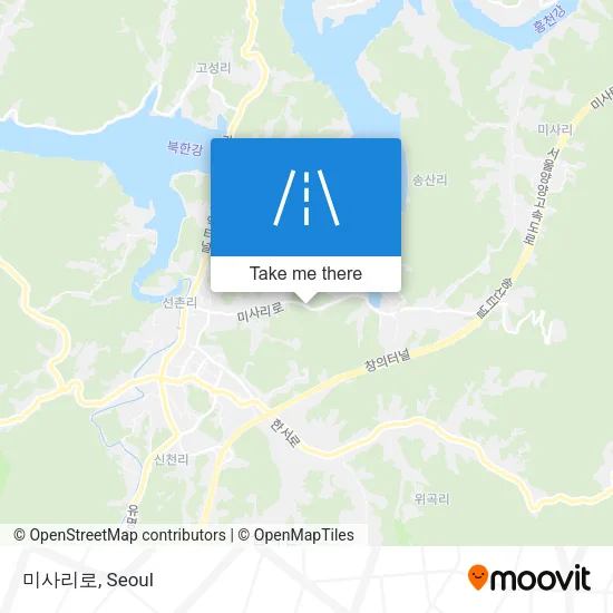 미사리로 map
