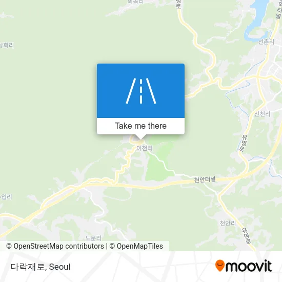 다락재로 map