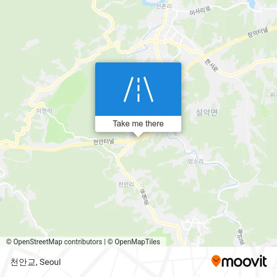 천안교 map