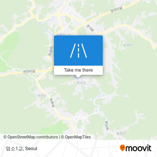 엄소1교 map