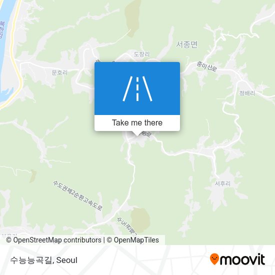 수능능곡길 map