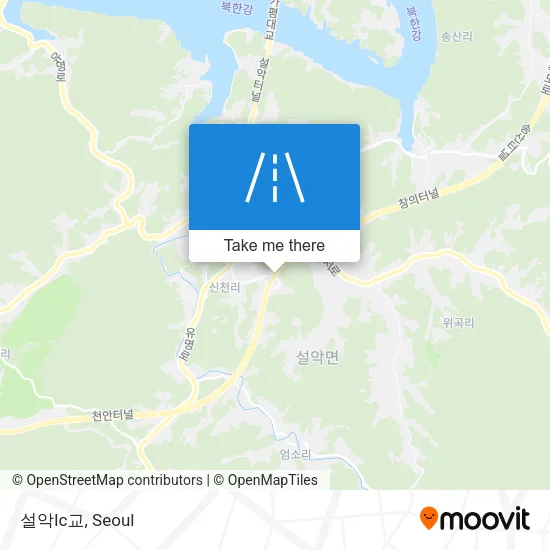 설악Ic교 map