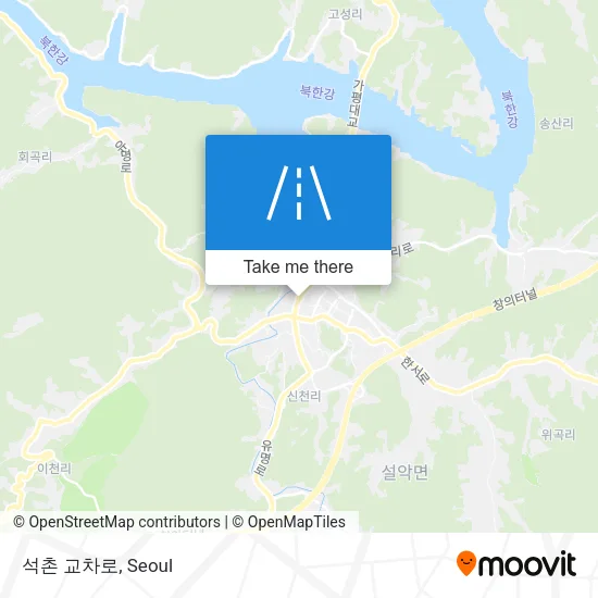 석촌 교차로 map