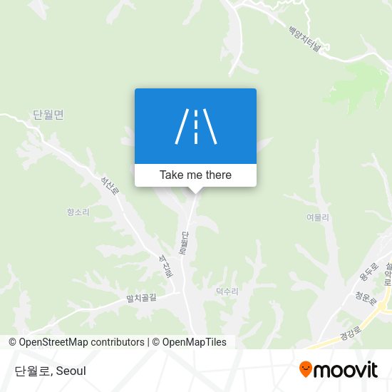 단월로 map