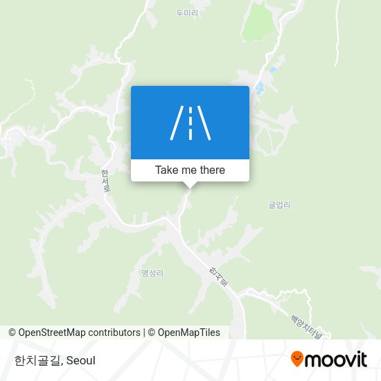 한치골길 map