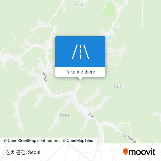 한치골길 map