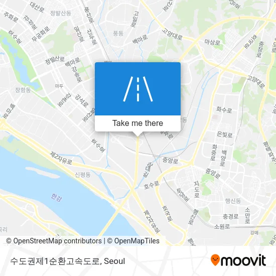 수도권제1순환고속도로 map