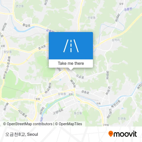 오금천8교 map