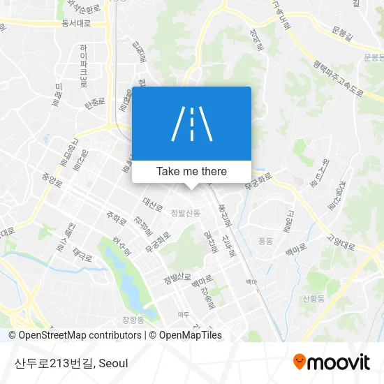 산두로213번길 map