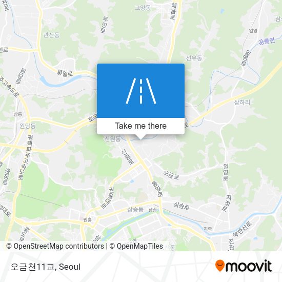 오금천11교 map