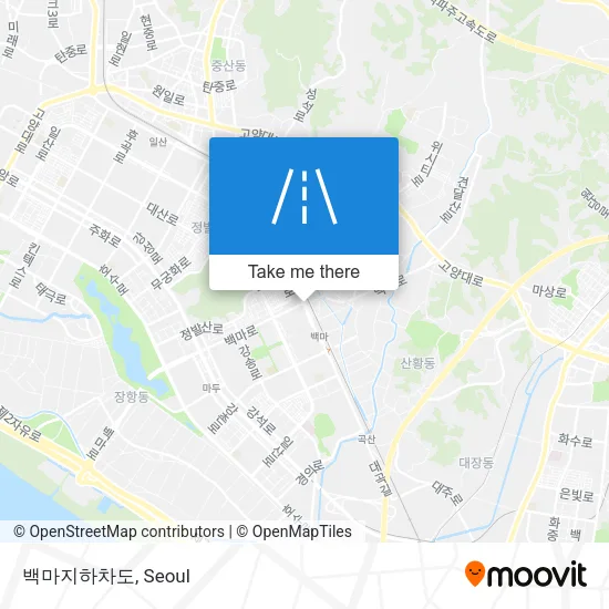 백마지하차도 map