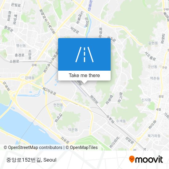 중앙로152번길 map