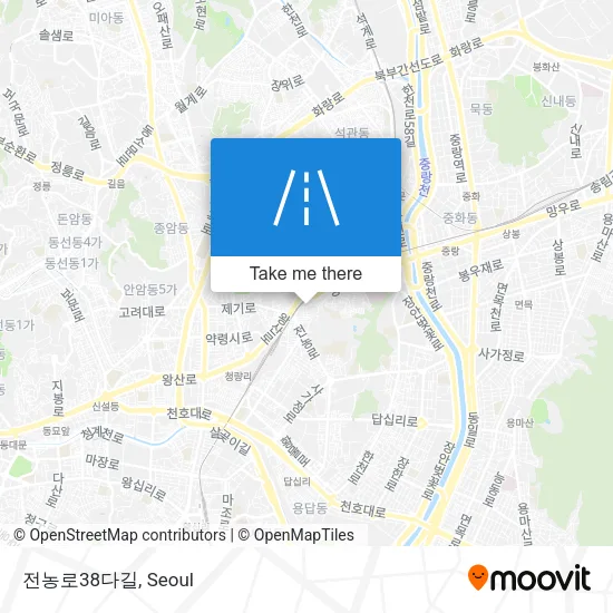 전농로38다길 map