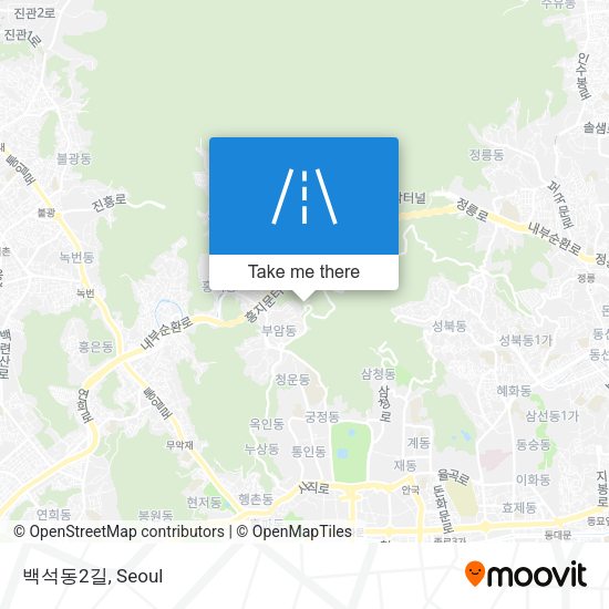백석동2길 map