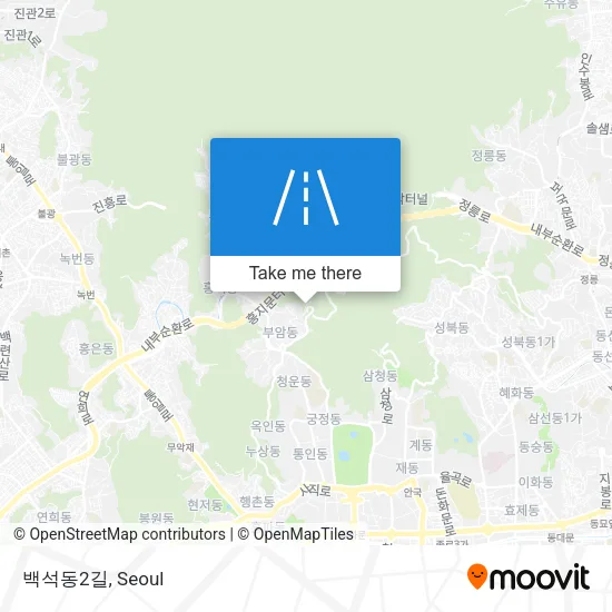백석동2길 map