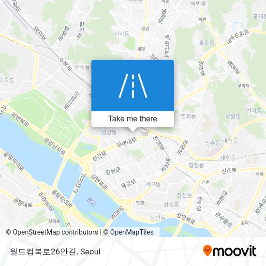 월드컵북로26안길 map