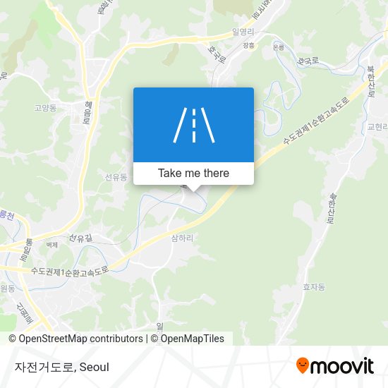 자전거도로 map