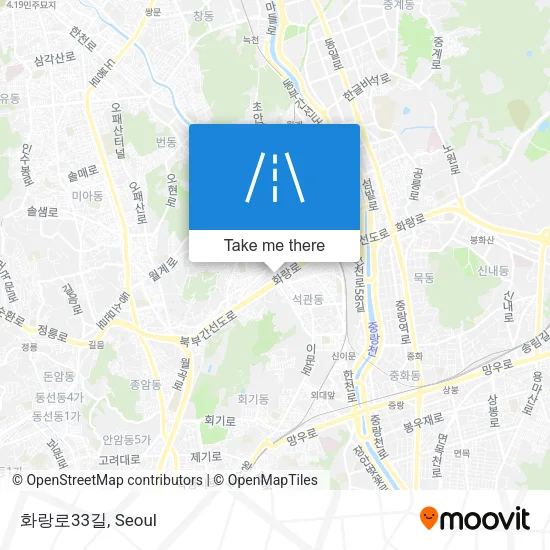 화랑로33길 map