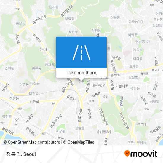 정동길 map