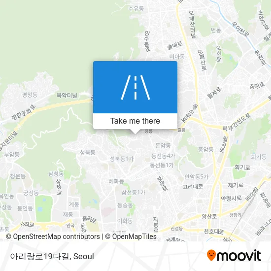 아리랑로19다길 map