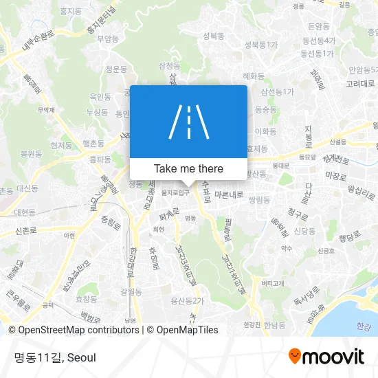 명동11길 map