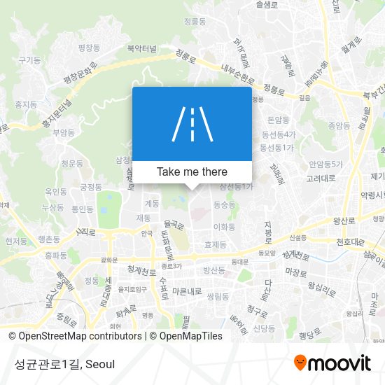 성균관로1길 map