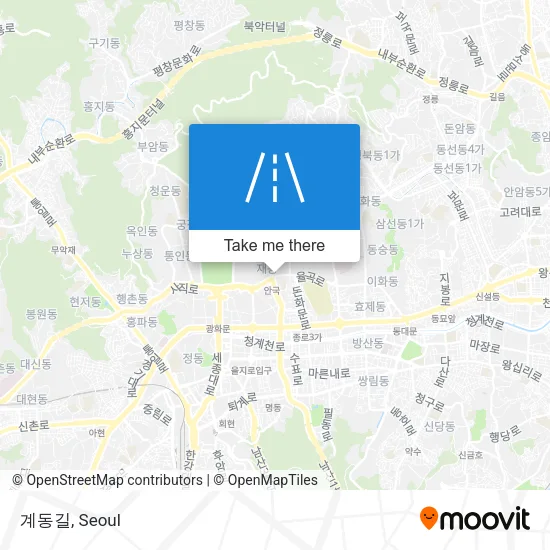 계동길 map
