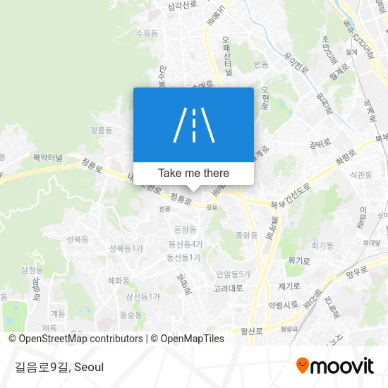 길음로9길 map